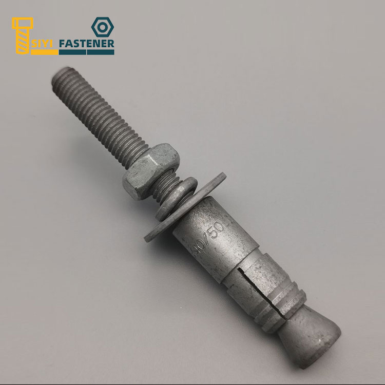 Uhlíková ocel Heavy Duty žárově pozinkovaná HDG rukávová kotva